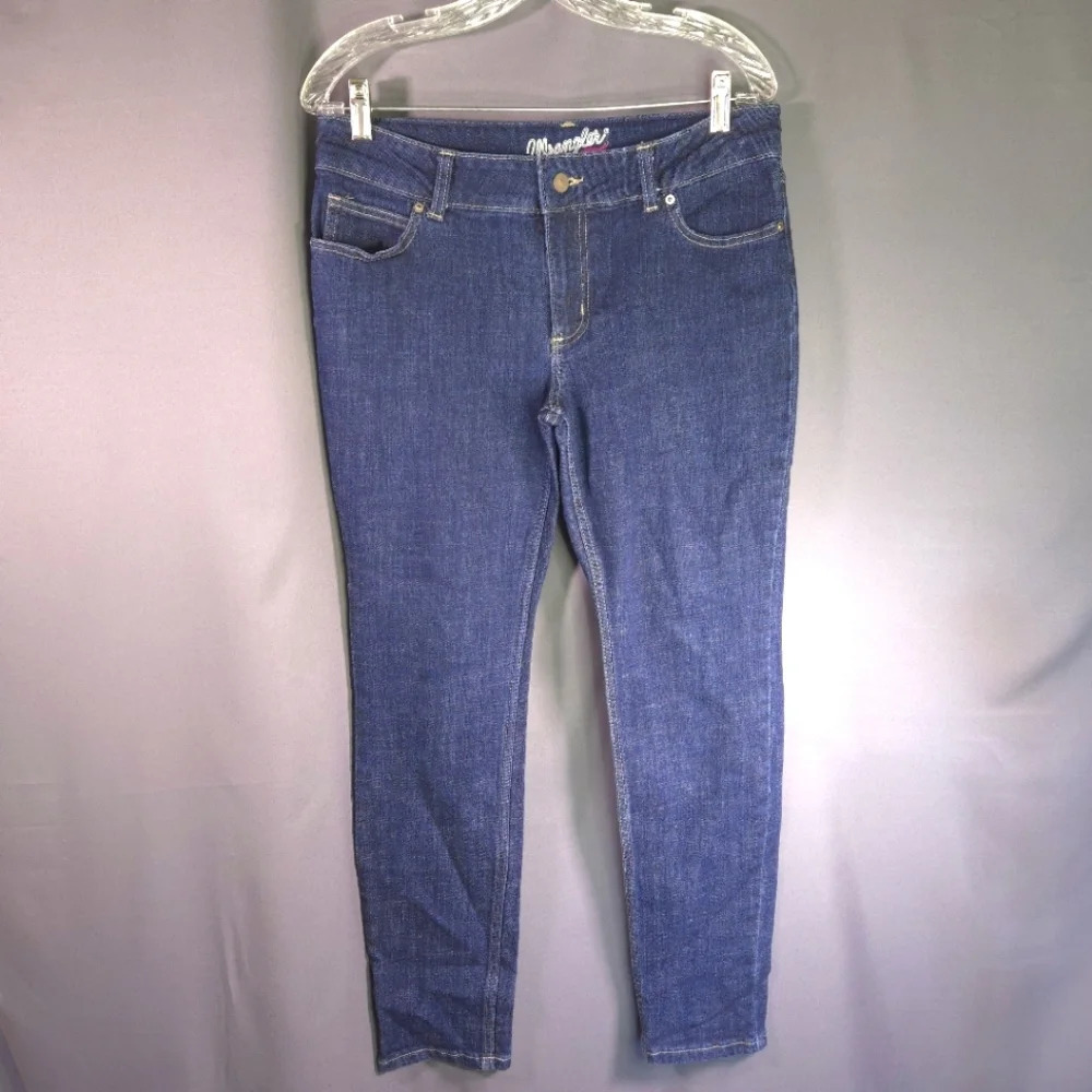 Wrangler Straight Leg Dark Wash Size 11x30 Rodeo Western Cowgirl Work Wear